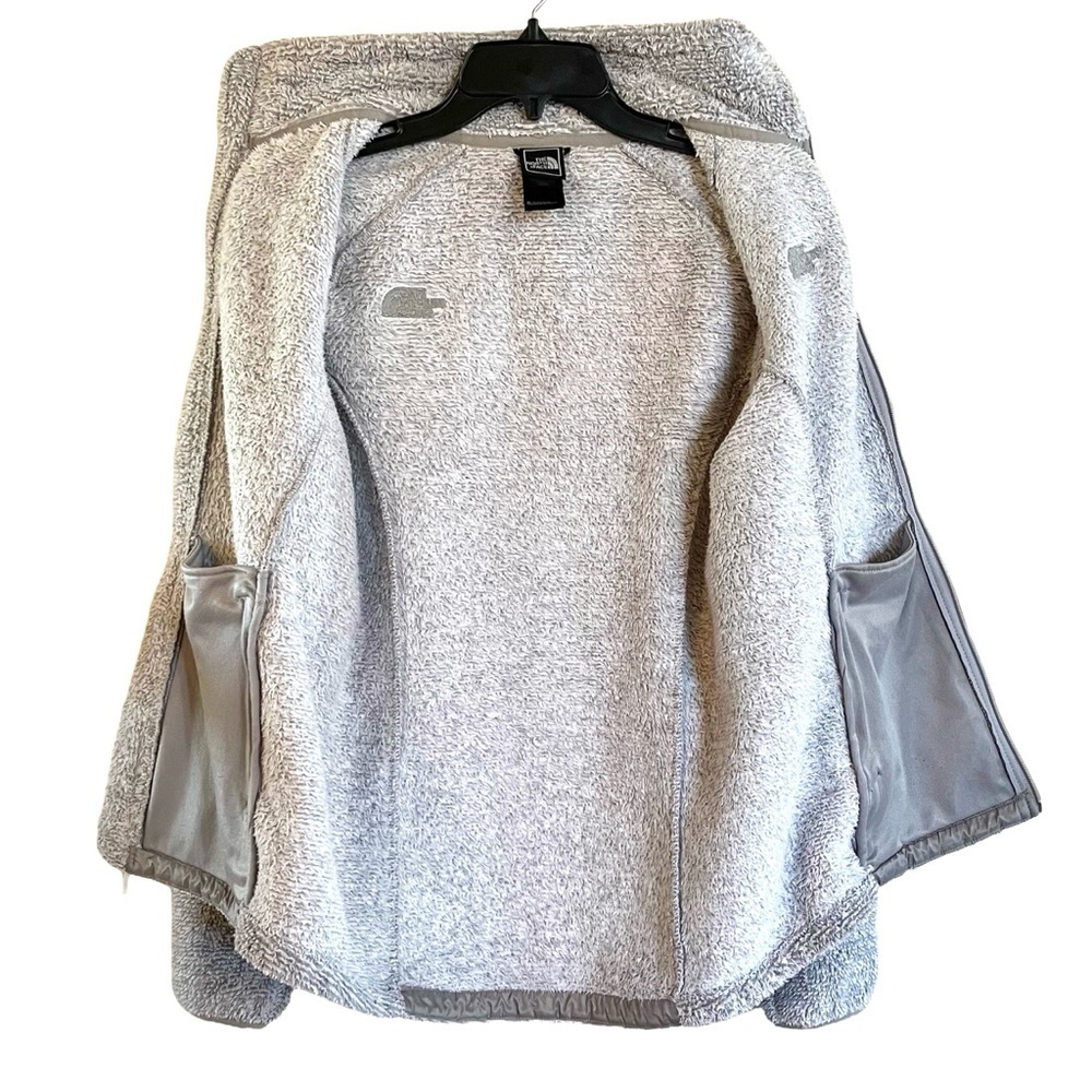 The North Face Women’s Osito Fleece Jacket M Gray Full Zip - Picture 4 of 10